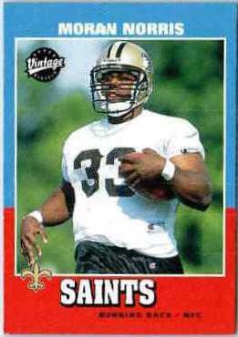 Moran Norris #241 Football Cards 2001 Upper Deck Vintage