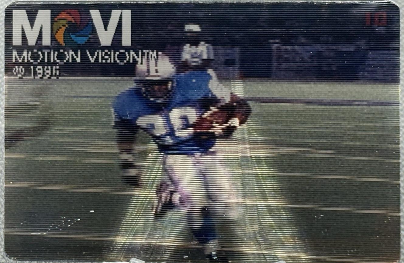 Barry Sanders #10 1996 Motion Vision Football
