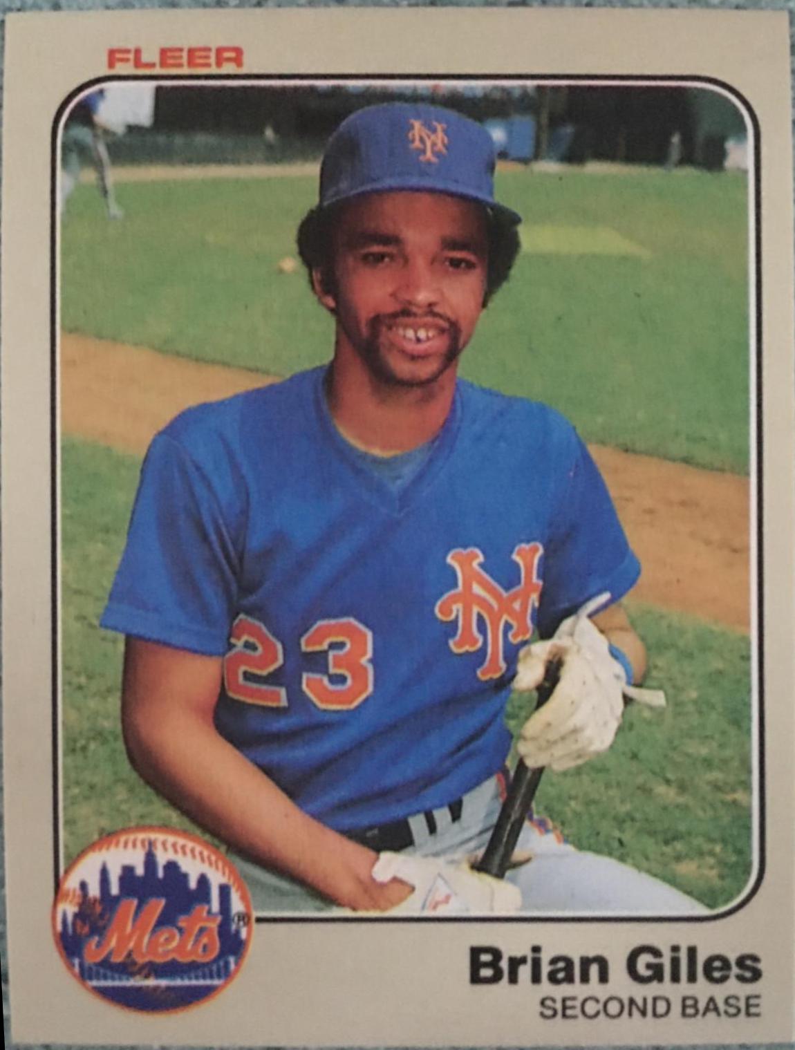 Brian Giles #544 Baseball Cards 1983 Fleer