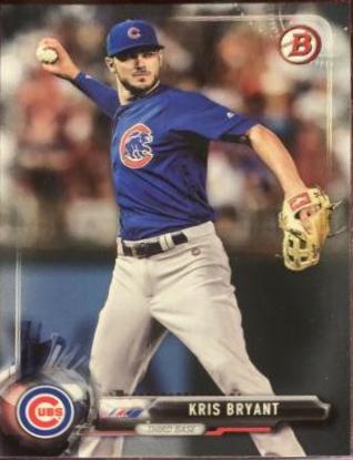 Kris Bryant #1 Baseball Cards 2017 Bowman