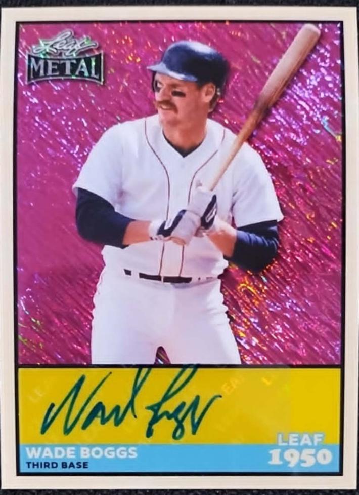 Wade Boggs [Shimmer Platinum] #50A-WB1