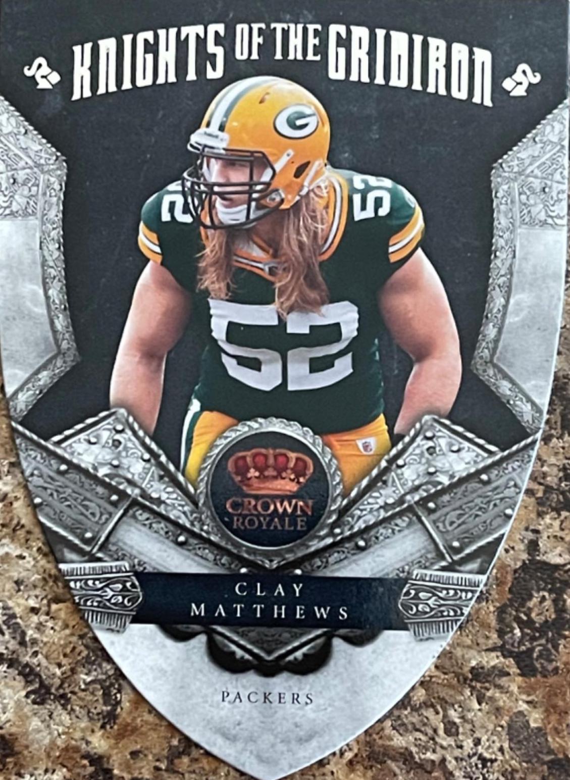 Clay Matthews #2 Football Cards 2011 Panini Crown Royale Knights of the Gridiron