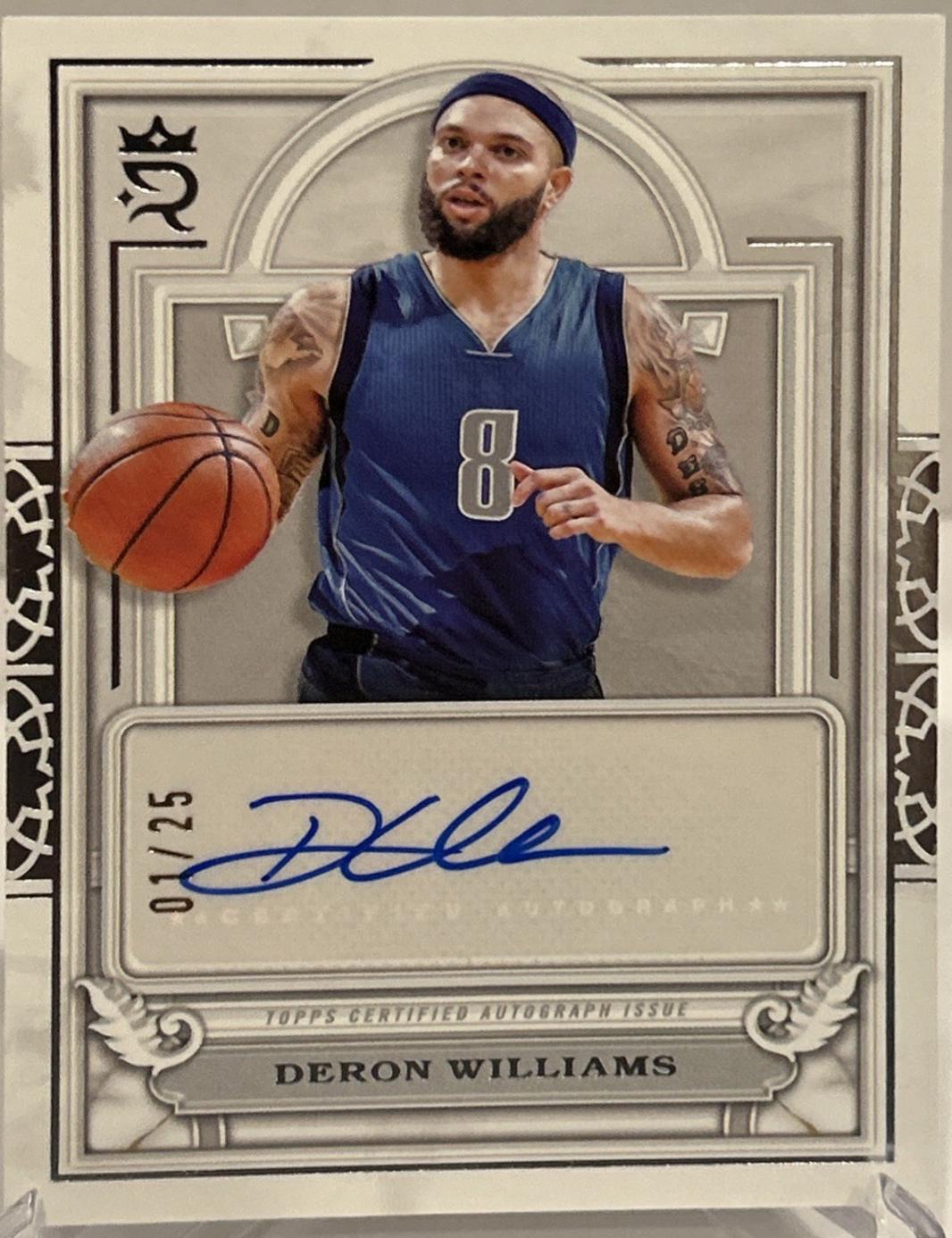Deron Williams #CCA-DW 2023-24 Topps Royalty Basketball Court Circular Autographs