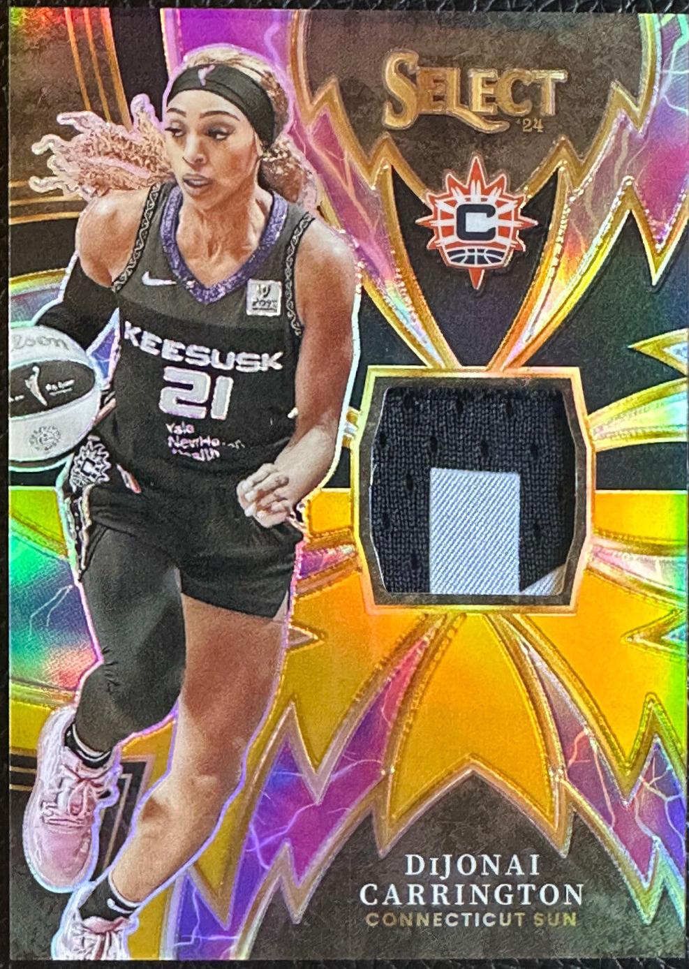 DiJonai Carrington [Black Gold Prizm] #23