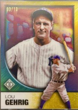 Lou Gehrig [Gold Refractor] #13