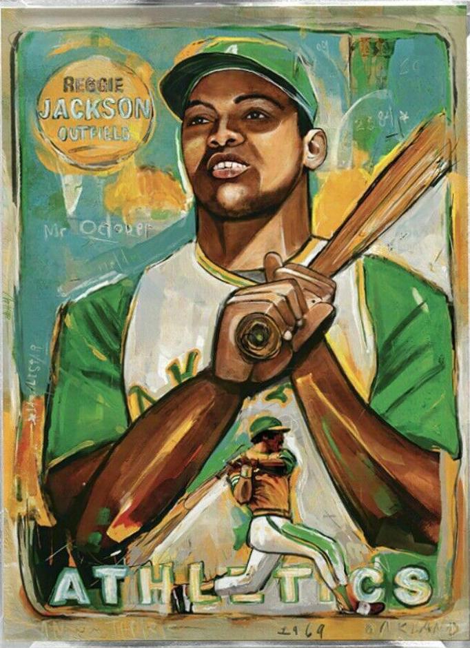 Reggie Jackson #38 2021 Topps Project 70 Baseball