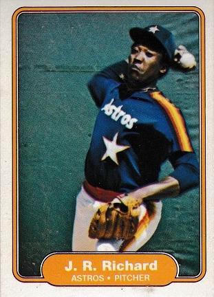 J. R. Richard #226 Baseball Cards 1982 Fleer