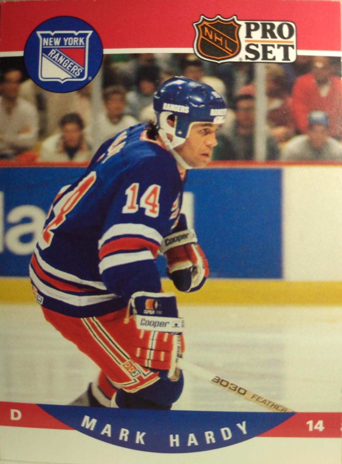 Mark Hardy #489 Hockey Cards 1990 Pro Set