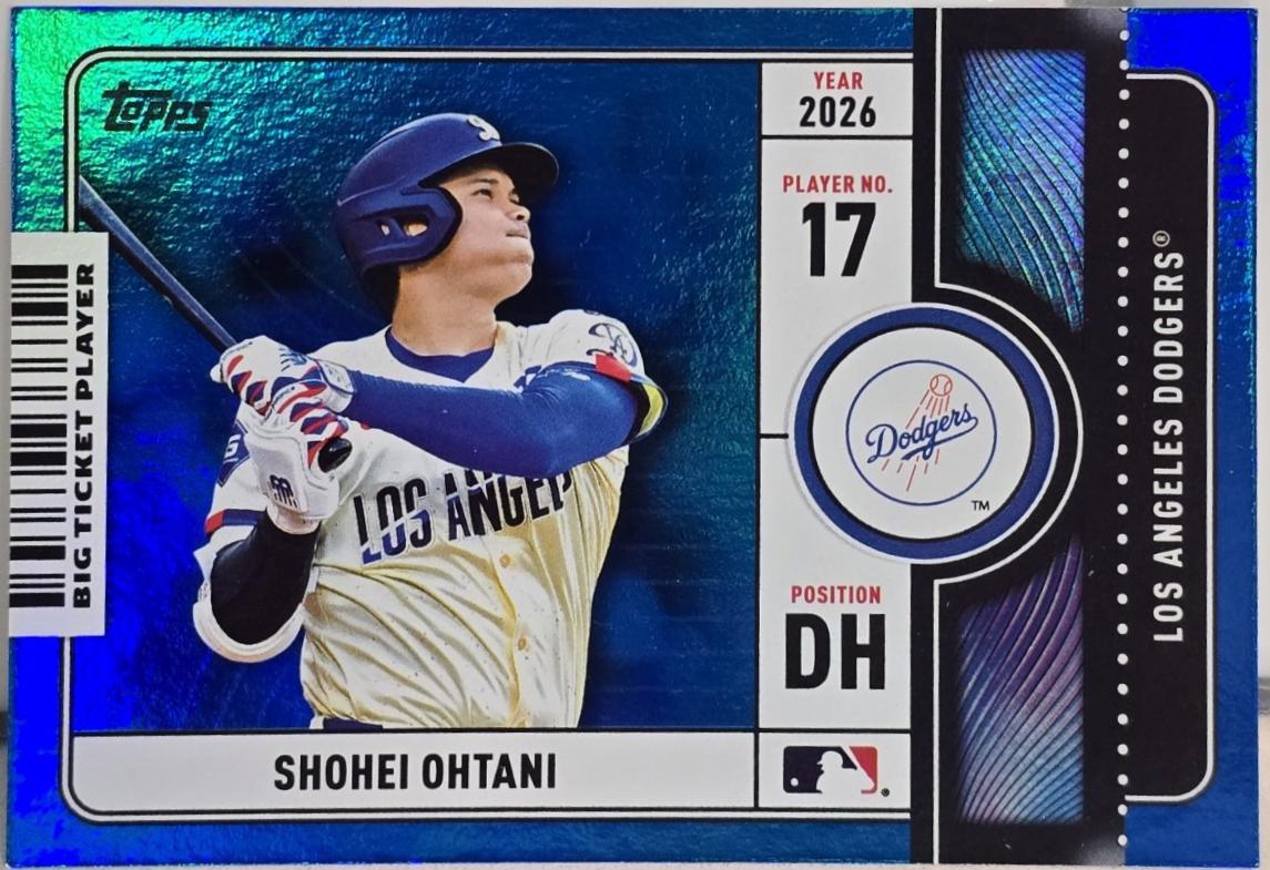 Shohei Ohtani [Blue Foil] #BTP-3 Prices | 2026 Topps Big Ticket