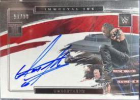 Undertaker #IM-UTK Wrestling Cards 2022 Panini Impeccable WWE Immortal Ink Autographs