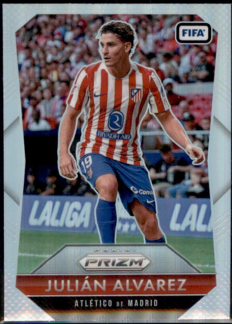Julian Alvarez #1 2025 Panini Prizm FIFA Flashback