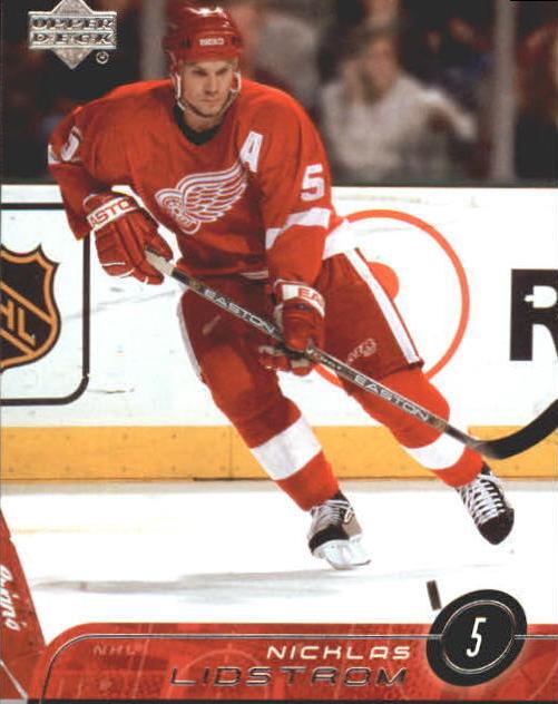 Nicklas Lidstrom #63 Hockey Cards 2002 Upper Deck