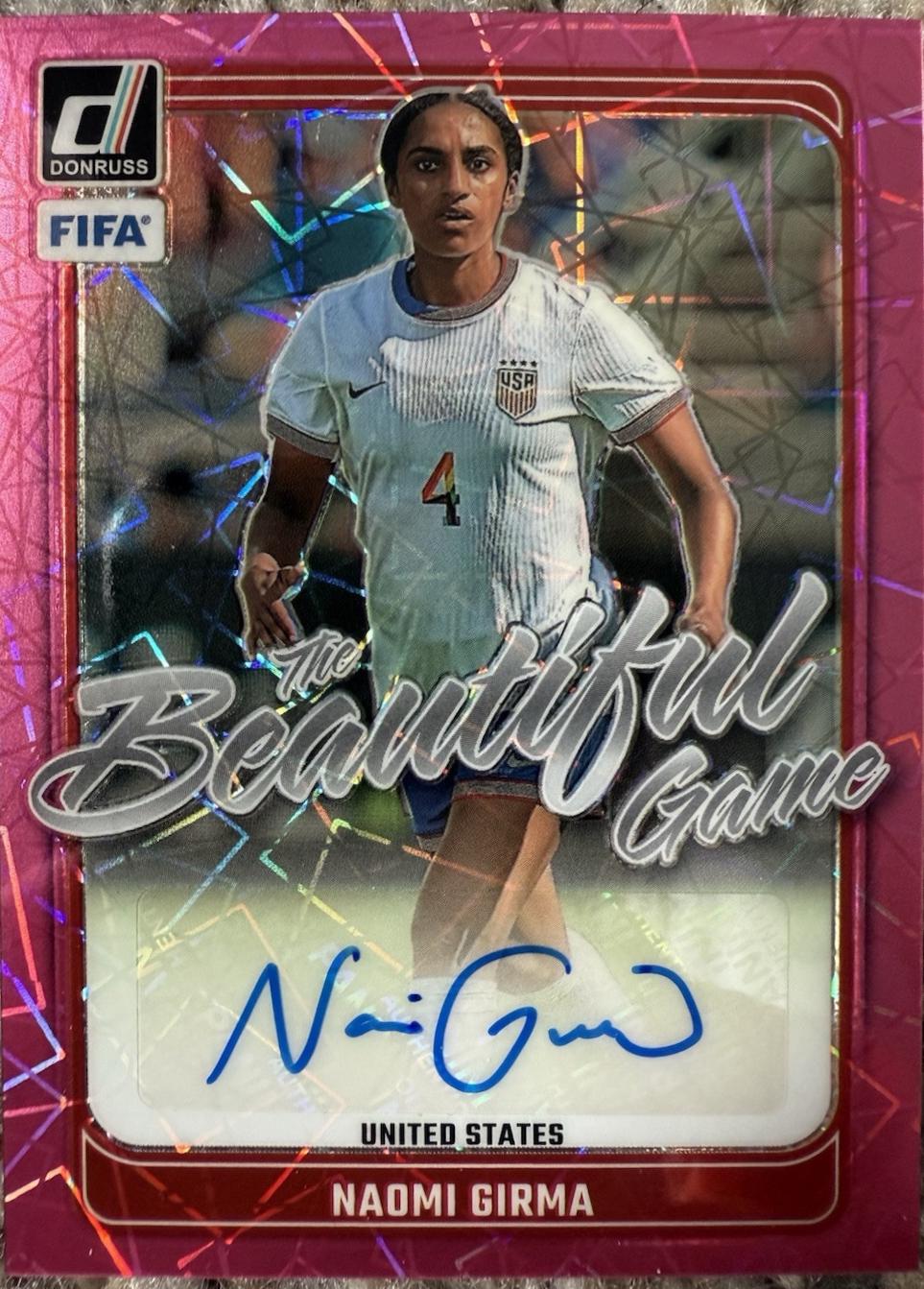 2024 Naomi Girma [Pink Velocity] #BG-NG