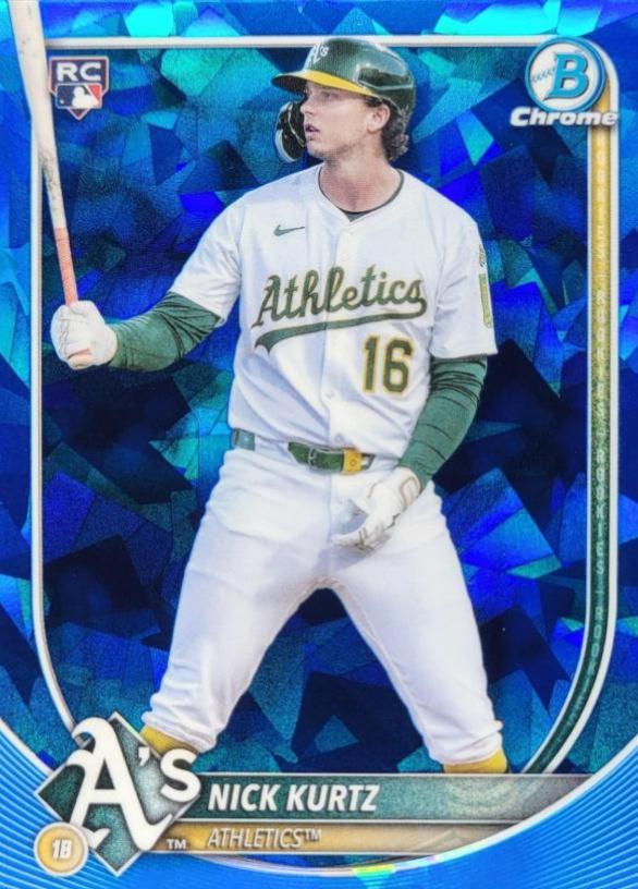 Nick Kurtz [Sapphire] #93 Prices | 2025 Bowman Chrome | Baseball Cards