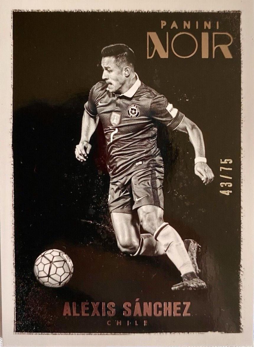 Alexis Sanchez #16 2016 Panini Noir Soccer
