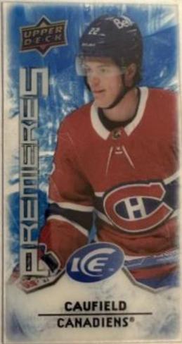 Cole Caufield #MI-7 Hockey Cards 2021 Upper Deck Ice Premieres Mini