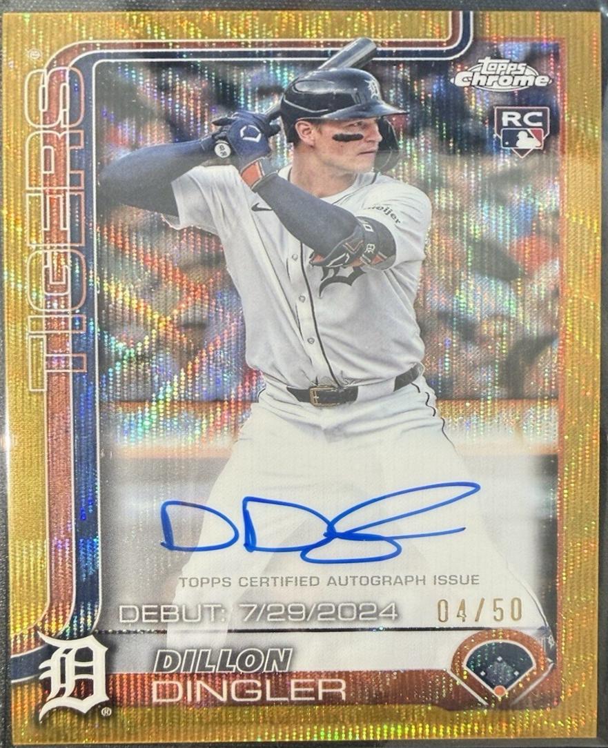 Dillon Dingler [Gold Wave Refractor] #CRDA-DD