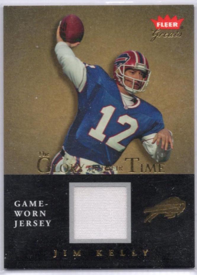 Jim Kelly #GT-JK 2004 Fleer Greats Of The Game Glory Of Their Time Football