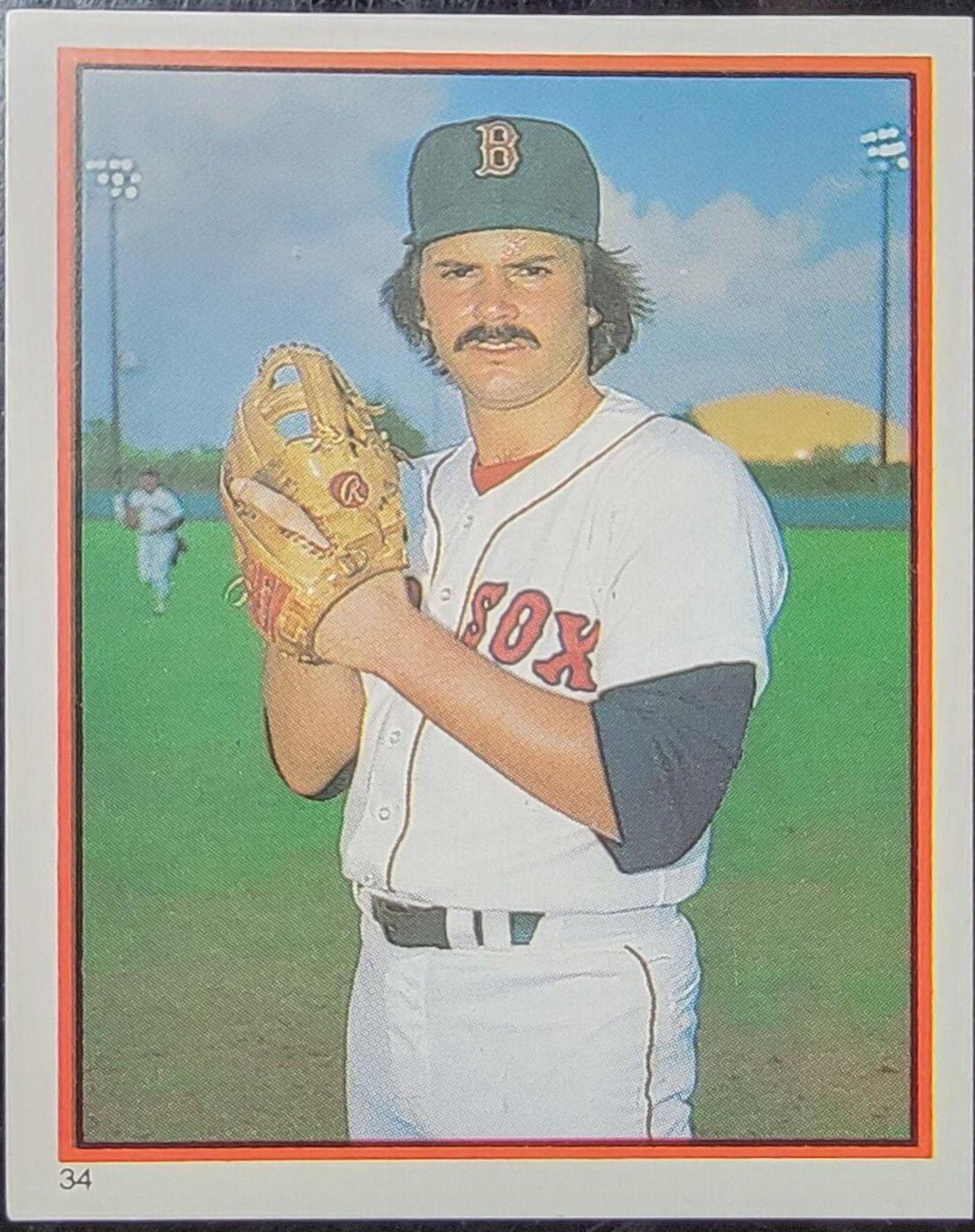 Dennis Eckersley #34 Baseball Cards 1983 Topps Stickers
