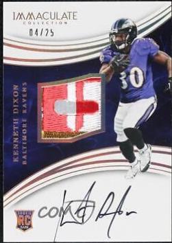 Kenneth Dixon [Patch Autograph Gold] #116
