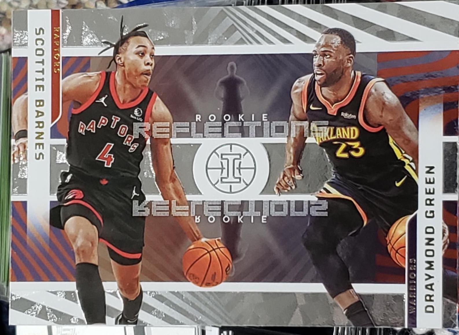 Draymond Green, Scottie Barnes #5 Basketball Cards 2021 Panini Illusions Rookie Reflections