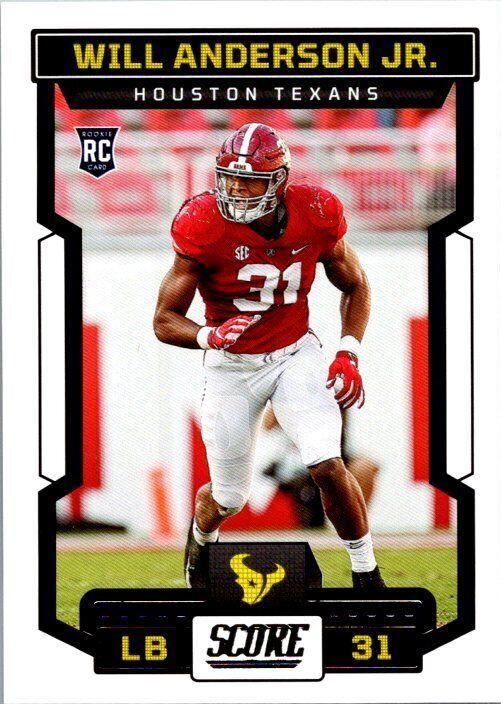 Will Anderson Jr. #374 Football Cards 2023 Panini Score