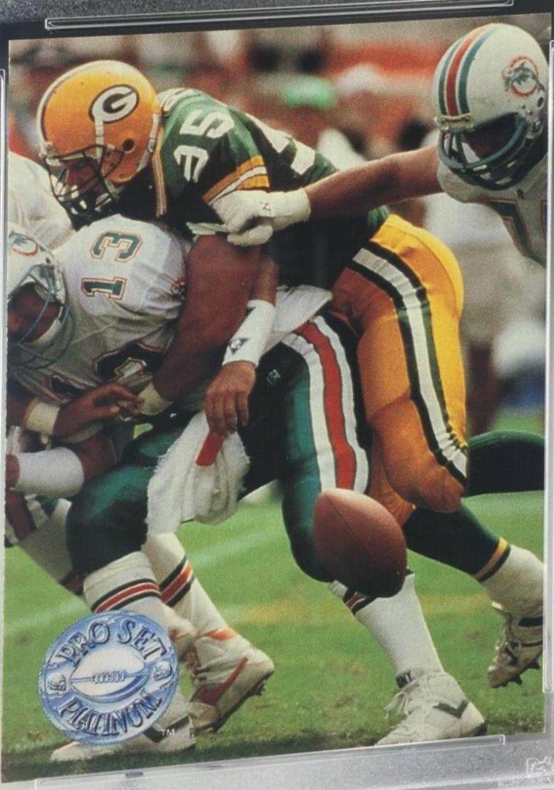 Bryce Paup #192 1991 Pro Set Platinum Football