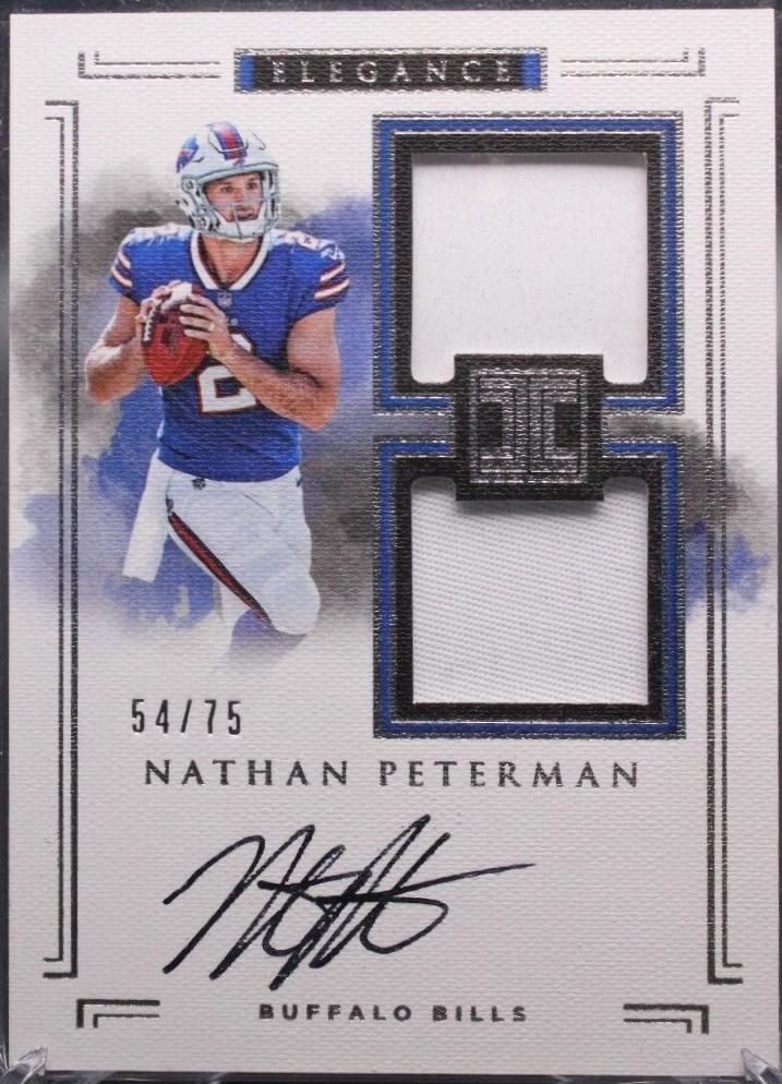 Nathan Peterman [Helmet, Patch Autograph] #140