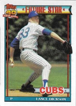 Lance Dickson #114 Baseball Cards 1991 Topps