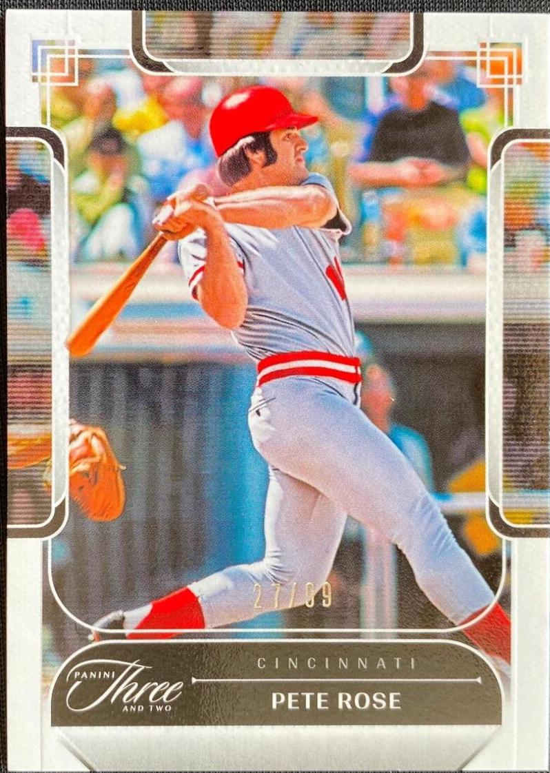 Pete Rose #54 2024 Panini Three and Two Baseball