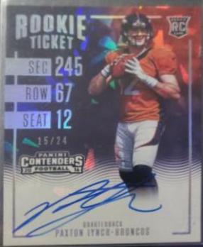 Paxton Lynch [Autograph Cracked Ice] #303