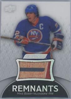 Mike Bossy #R-BO Hockey Cards 2023 Upper Deck Engrained Remnants