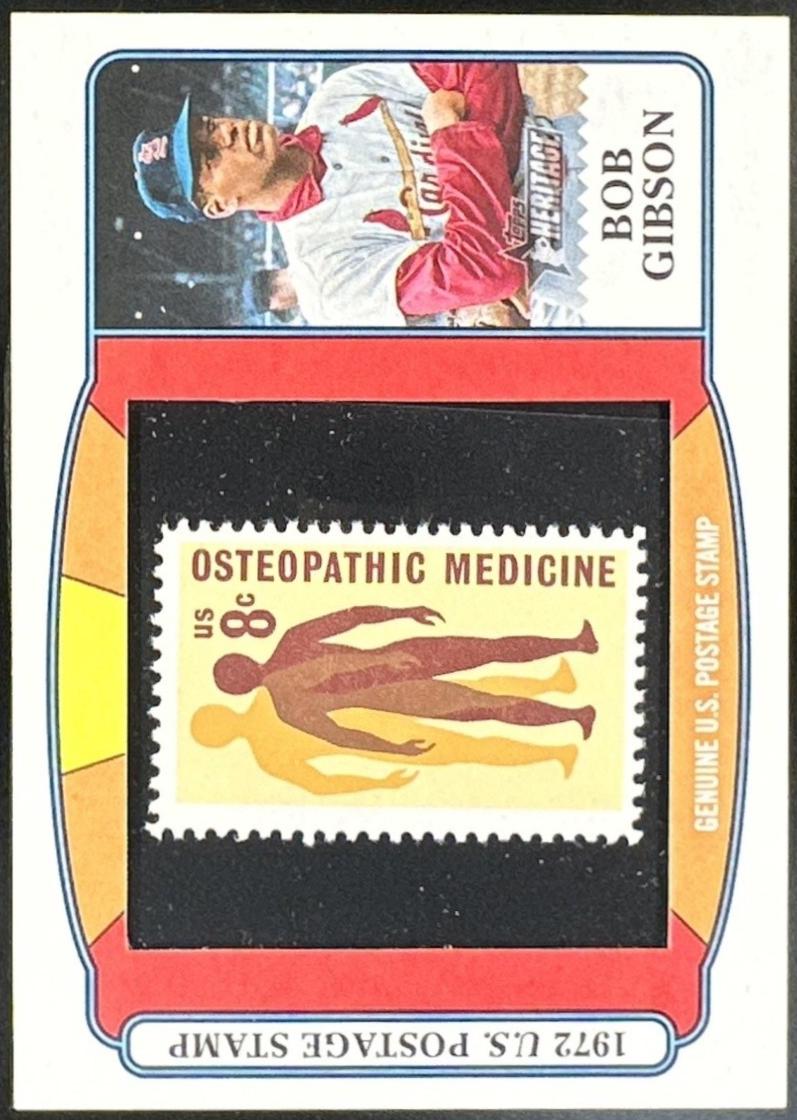 Bob Gibson 1972 U.S. Postage Stamp Relics #PSR-BG