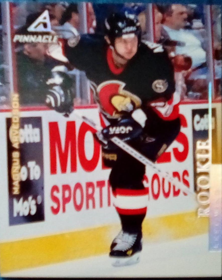 Magnus Arvedson #16 Hockey Cards 1997 Pinnacle
