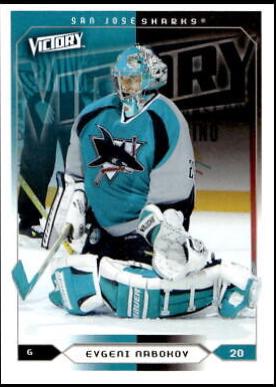 Evgeni Nabokov #163 2005 Upper Deck Victory Hockey