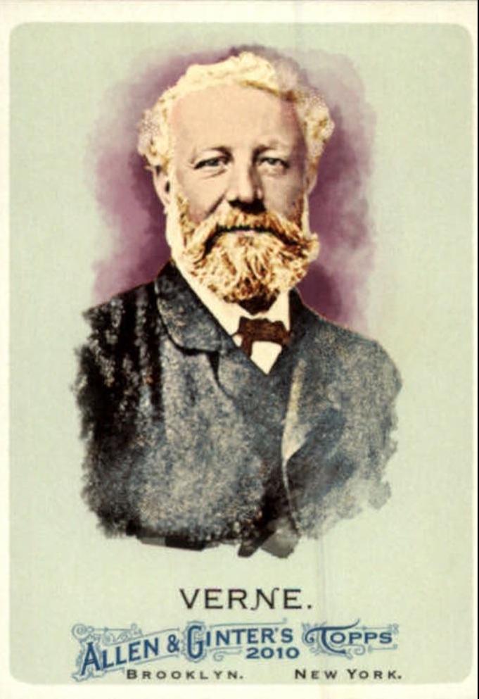 Jules Verne #242 2010 Topps Allen & Ginter Baseball