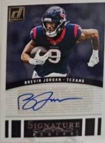 Brevin Jordan #SSE-BJO Football Cards 2024 Panini Donruss Signature Series
