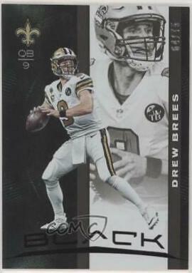 Drew Brees #30 2019 Panini Black Football