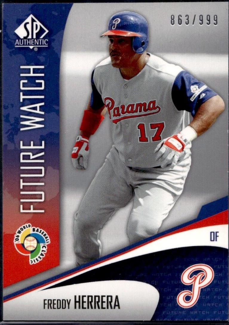 Freddy Herrera #WBC-85 Baseball Cards 2006 SP Authentic World Baseball Classic Future Watch