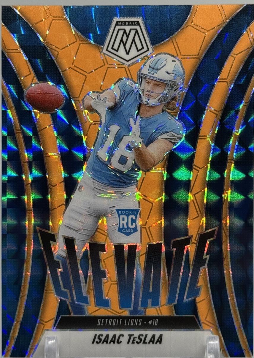 Isaac TeSlaa [Mosaic Orange Fluorescent] #8 Prices | 2025 Panini