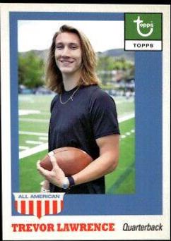 Trevor Lawrence #1 Football Cards 2021 Topps X Trevor Lawrence