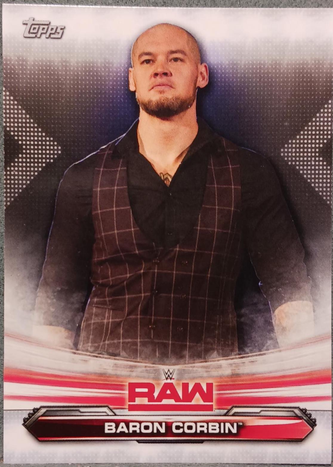 Baron Corbin #5 Wrestling Cards 2019 Topps WWE RAW