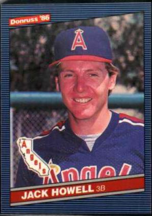 Jack Howell #524 Baseball Cards 1986 Donruss