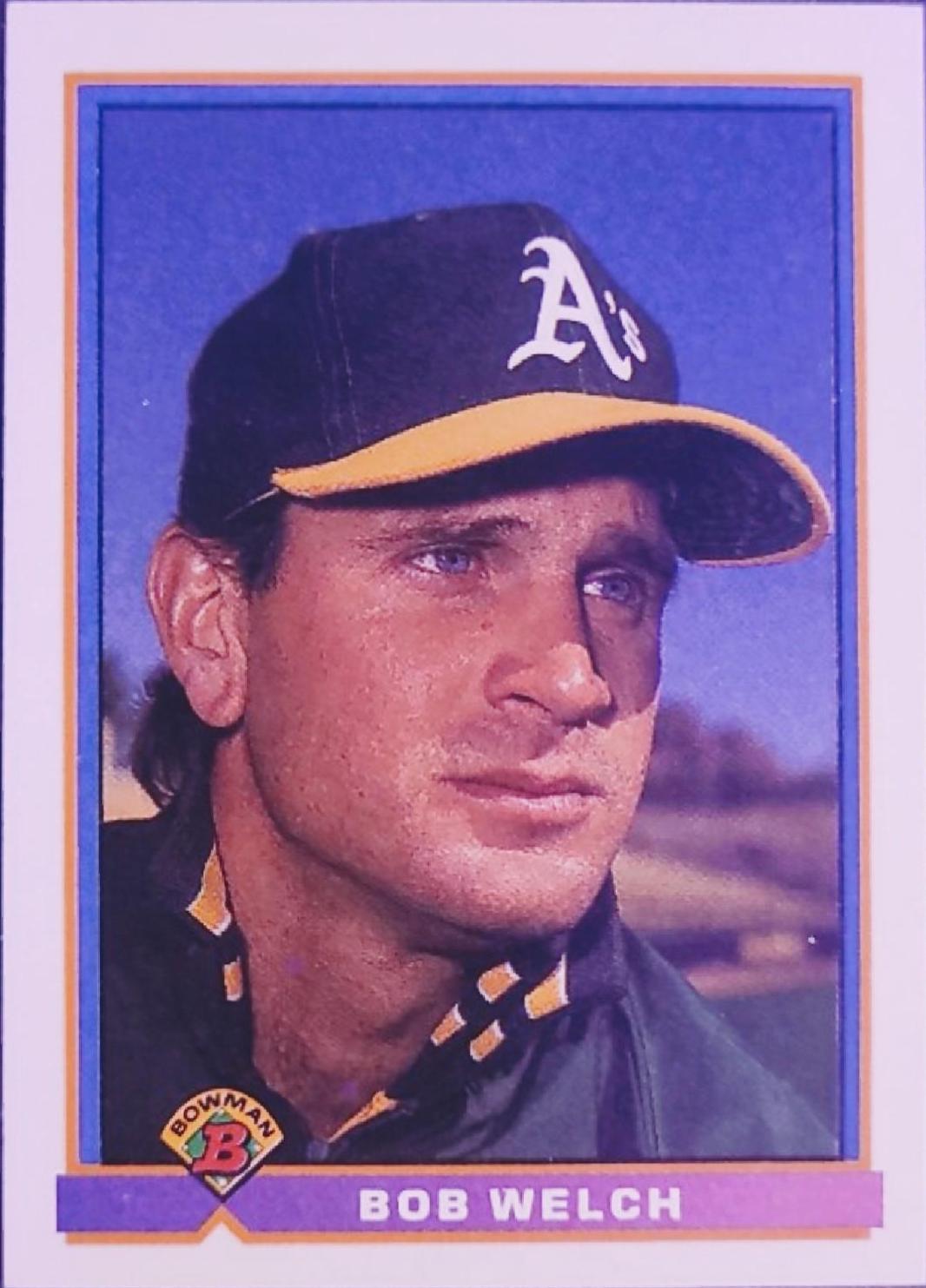 Bob Welch #215 Baseball Cards 1991 Bowman