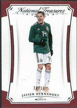 Javier Hernandez #75 2018 Panini National Treasures Soccer