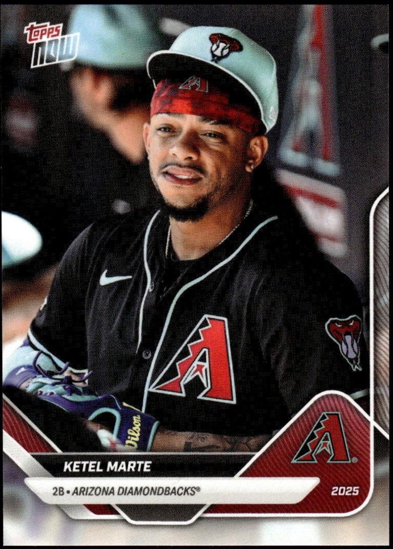 Ketel Marte #OD-252 2025 Topps Now Road To Opening Day Baseball