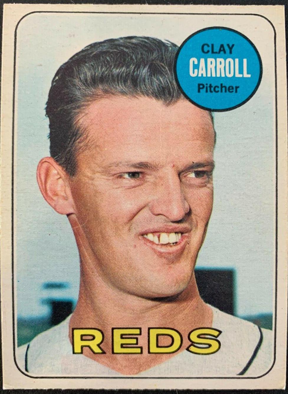 Clay Carroll #26 Baseball Cards 1969 O Pee Chee