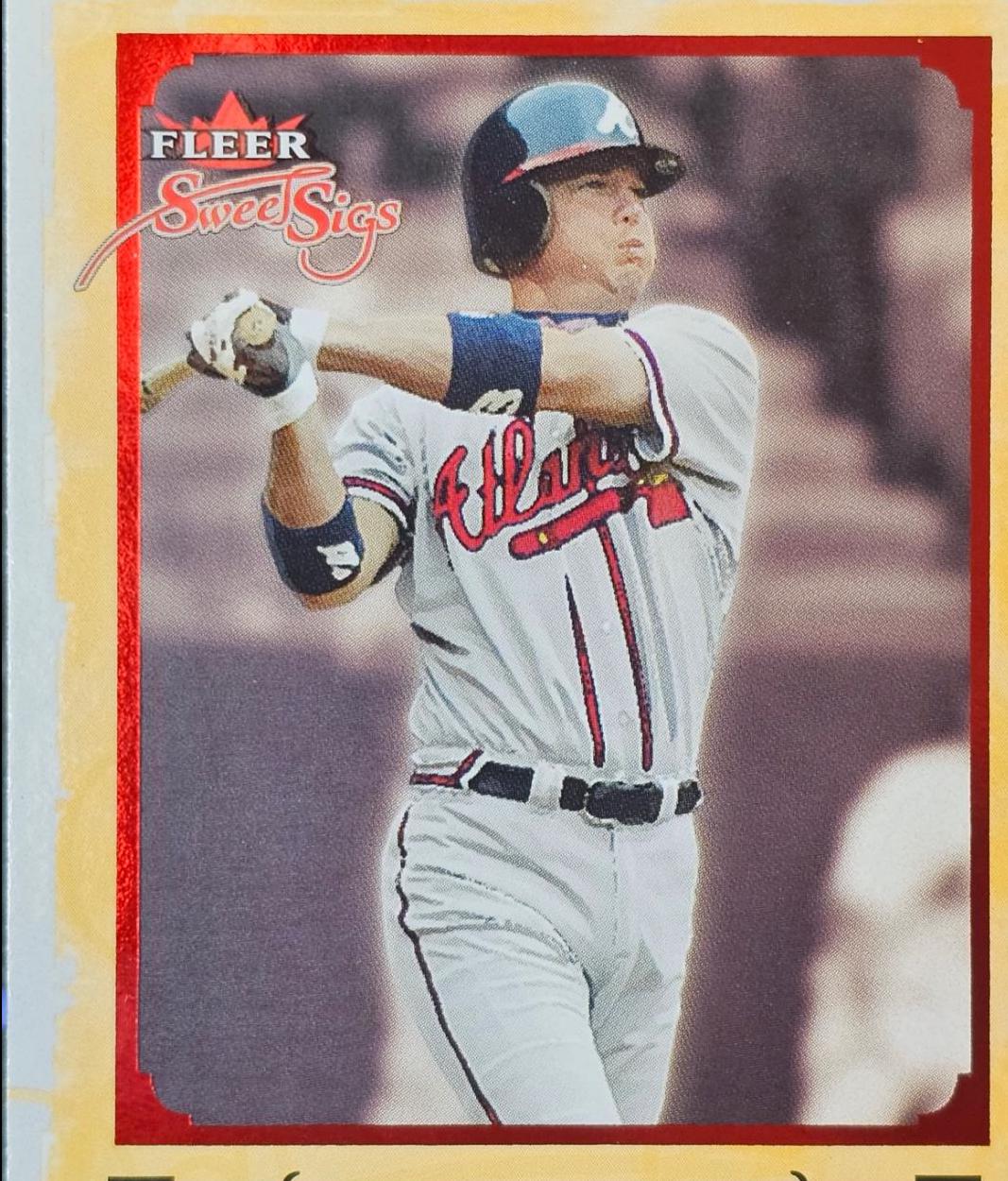 Chipper Jones #10 Baseball Cards 2004 Fleer Sweet Sigs