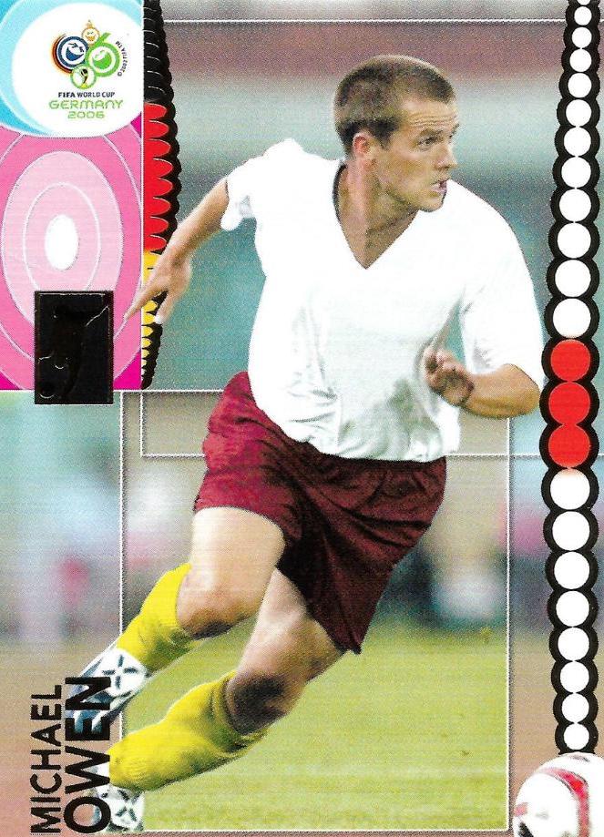 Michael Owen #97 Soccer Cards 2006 Panini World Cup Germany