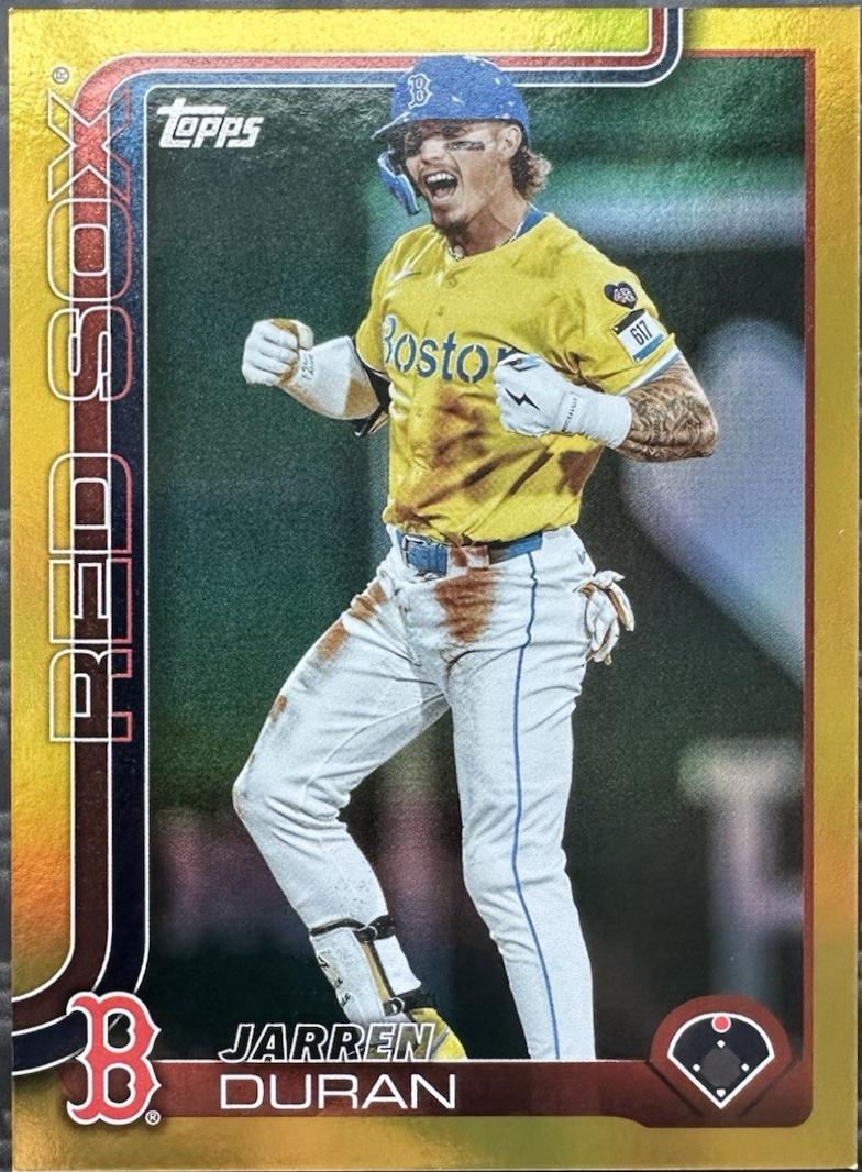 Jarren Duran [Gold Holo Foil] #587